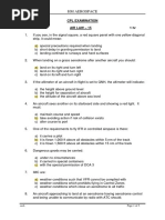 PPL Exam Questions & Answers Guide | PDF | Airspeed | Flight Control ...