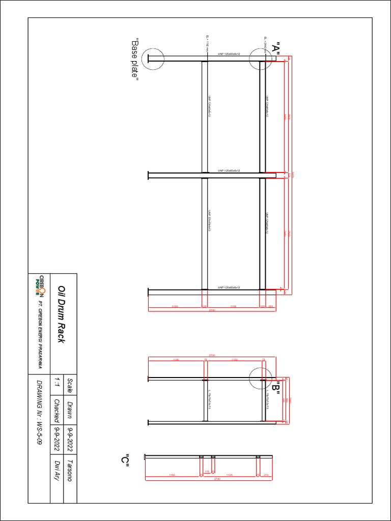 Drum Oil Rack Rev.1 | PDF