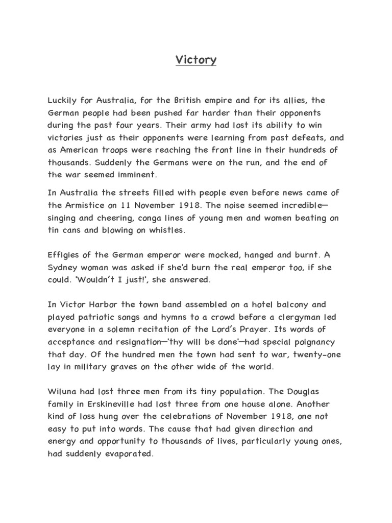 WW1 Newspaper Article Info PDF Conflicts