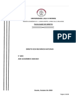 Fascículo de Direito Dos Recursos Naturais