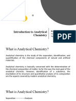 Introduction To Analytical Chemistry