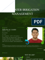 The Water Irrigation Management - Abe Final Exam - Jerichojames