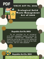 Ecological Solid Waste Management Law