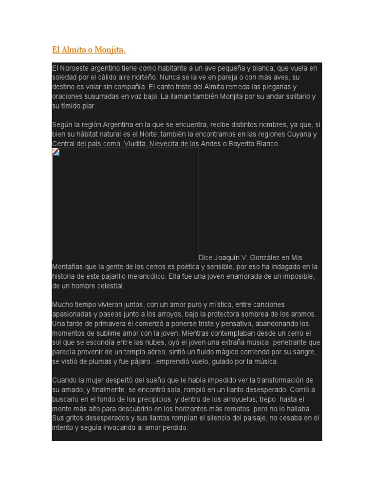 El Almita o Monjita | PDF