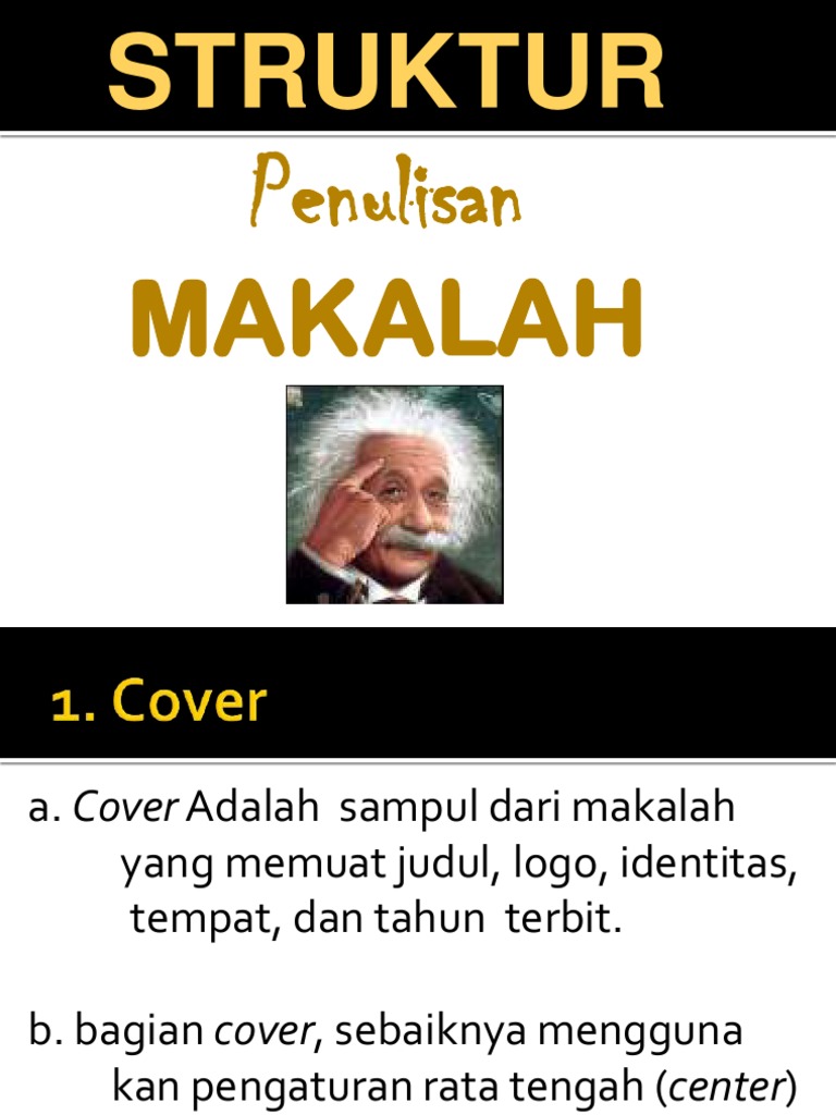 Panduan Struktur Makalah Lengkap | PDF