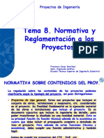 T8. Normativa y Reglamentación Aplicable A Los Proyectos - V - 1