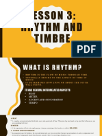 Rhythm, Timbre and More: A Music Elements Guide