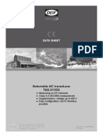 TAS-311DG AC Transducer Data Sheet