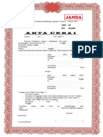 Lampiran Surat Edaran Mahkamah Agung R.I Nomor 1 Tahun 1997