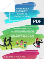 Output No. 2 Nature of The CURRICULUM