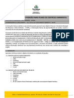 Termo de Referencia Estudo Plano Controle Ambiental