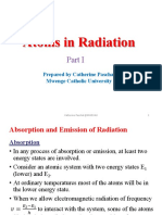 Atoms in Radiation I