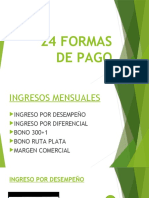 24 Formas de Pagos G