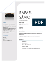 Curriculo - Rafael Savio