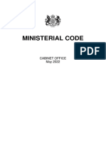 Ministerial Code Guide for Ethical Conduct