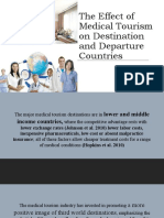 The Effect of Medical Tourism On Destination and