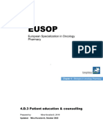 4.D.3 Patient Education and Counselling Update 2022