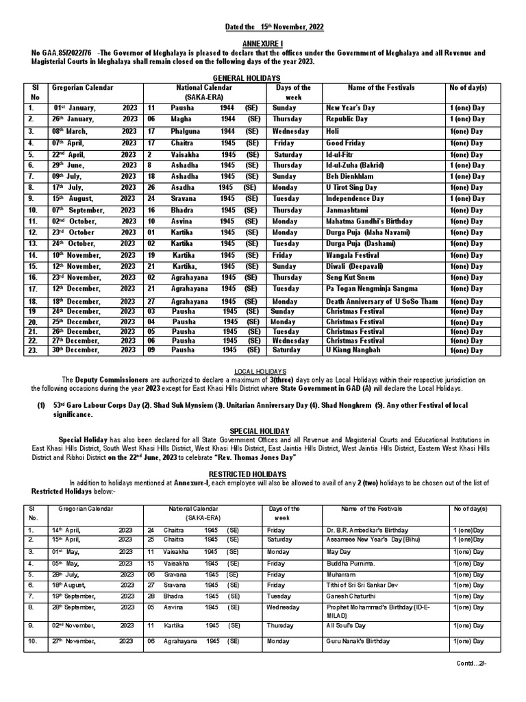 meghalaya-govt-holiday-list-2023-pdf-festival-public-holiday