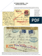 03 - Levant - Empire Ottoman - Bureaux Allemands -1914