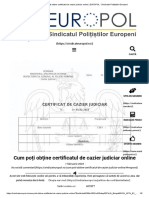 Cum Poți Obține Certificatul de Cazier Judiciar Online - EUROPOL - Sindicatul Polițiștilor Europeni