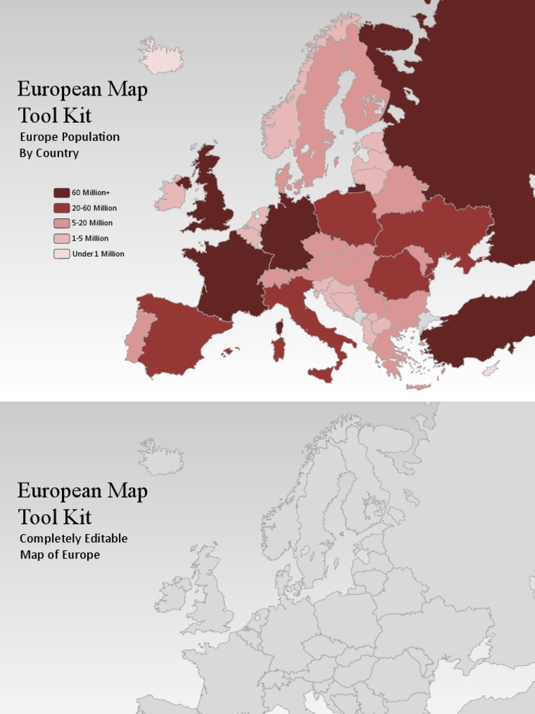 Editable European Map Tool Kit | PDF | Europe | European Union