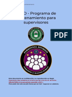 Programa de Entrenamiento para Supervisores.