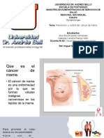 Prevención y control del cáncer de mama en la Región de San Miguel