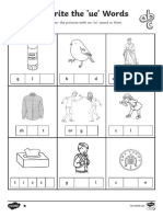 Find and Write The Ue Words Differentiated