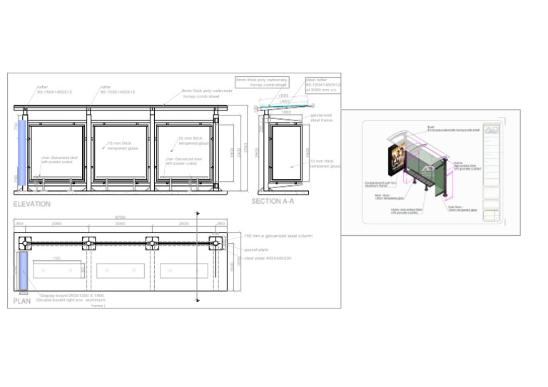 Bus Stop Design and Specifications | PDF | Chemical Elements ...