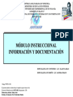 M0dulo Informacion y Documentacion