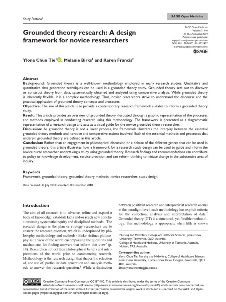 Chun Tie Et Al - 2019 - Grounded Theory Research | PDF | Qualitative ...