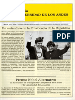 Boletín Universidad de Los Andes No. 84 Noviembre 1990