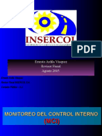 Monitoreo Control Interno Mci Insercol