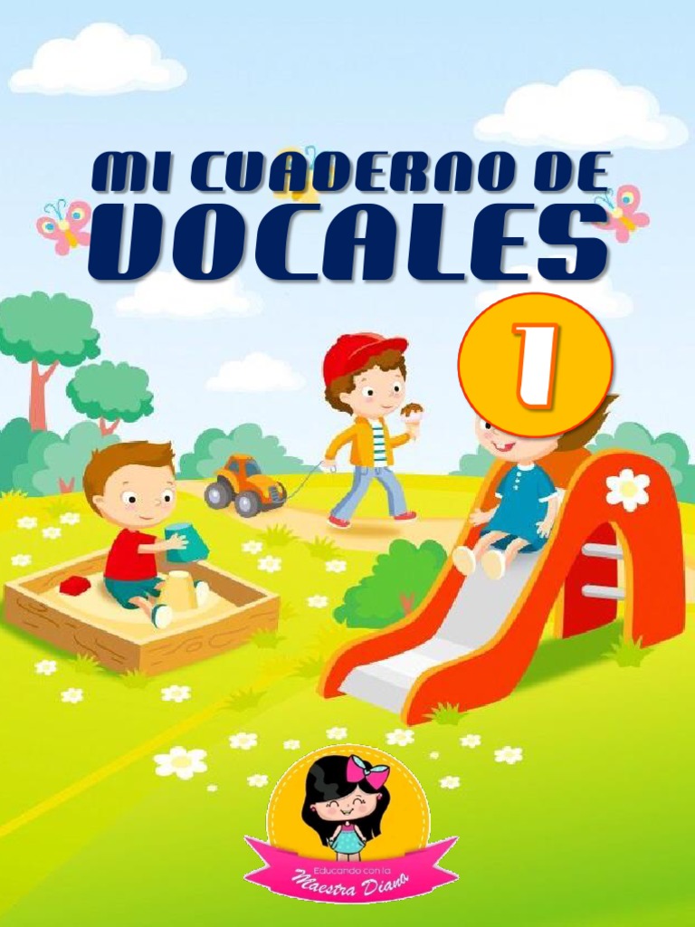 Cuaderno de Vocales para Colorear | PDF | Estudios de idiomas extranjeros