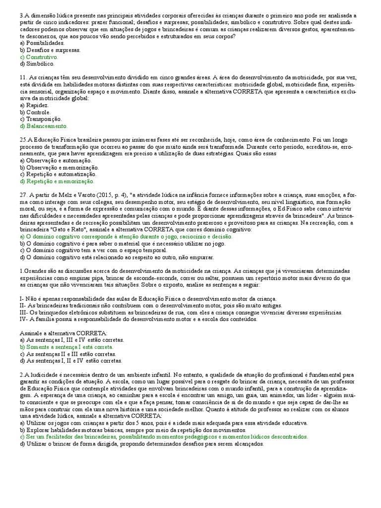 Jogos, Brinquedos e Brincadeiras | PDF | Pedagogia | Aprendizado