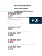 Examen Final 1º 2018