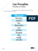 Letras Revueltas Minerales Biblia