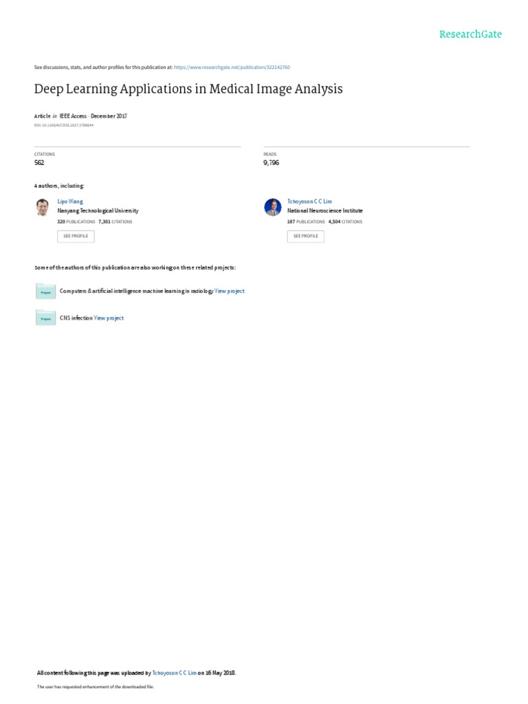 DEEP LEARNING IN MEDICAL IMAGE CLASSIFICATION visual data 7