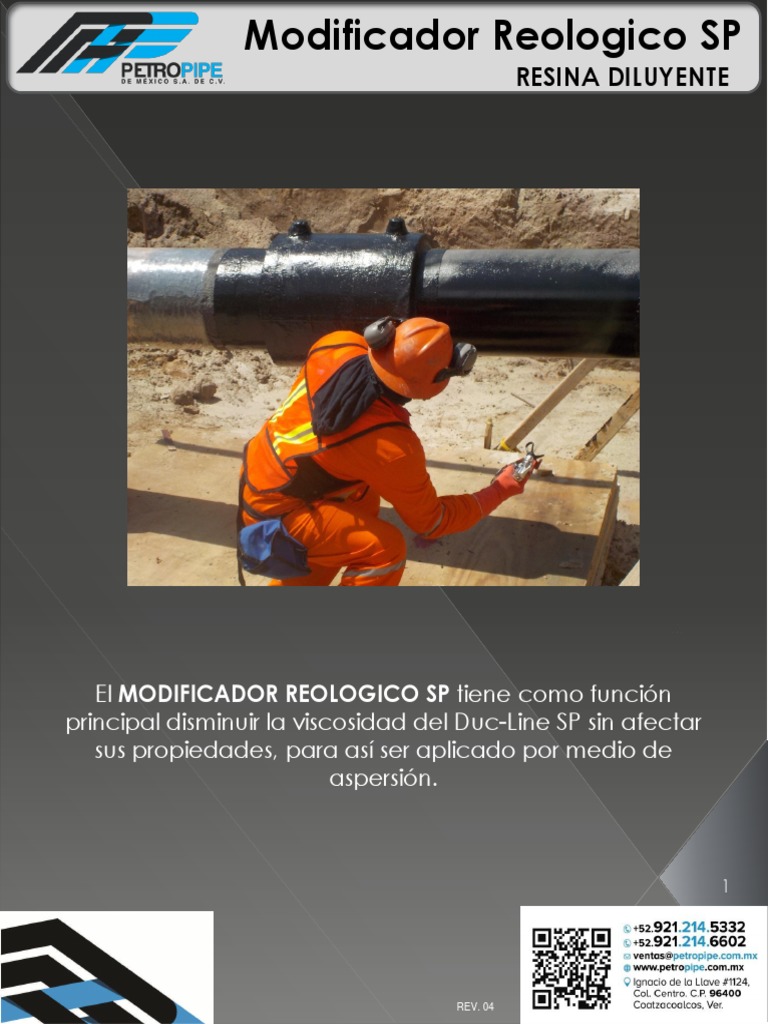Modificador Reológico SP para Duc-Line | PDF | Viscosidad | Agua