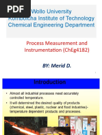 Wollo University Kombolcha Institute of Technology Chemical Engineering Department