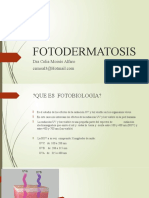 Fotodermatosis: efectos de la radiación UV y luz visible en la piel