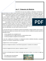 Teste Do 3º Trimestre de História