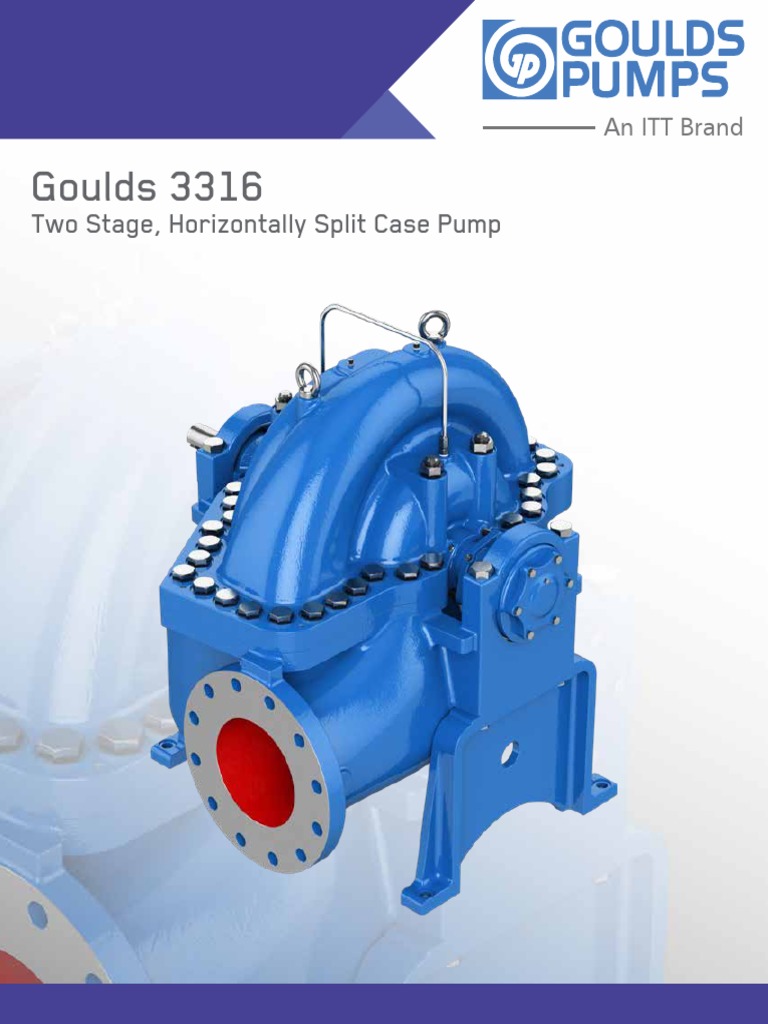 Goulds 3316 Bulletin PDF Bearing (Mechanical) Pump