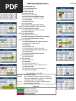 2010-11 District Calendar | PDF | Academic Term | Schools