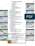 2010-11 District Calendar