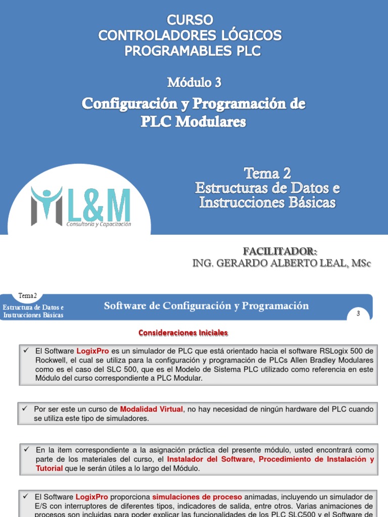 Modulo 3 Tema 2 | PDF | Controlador lógico programable | Poco