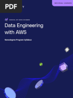 Data Engineering Nanodegree Program Syllabus