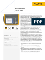 Analizadores de Potencia Portátiles de La Serie Norma 6000 de Fluke