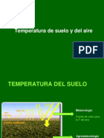 Temperatura del suelo y aire: factores y efectos