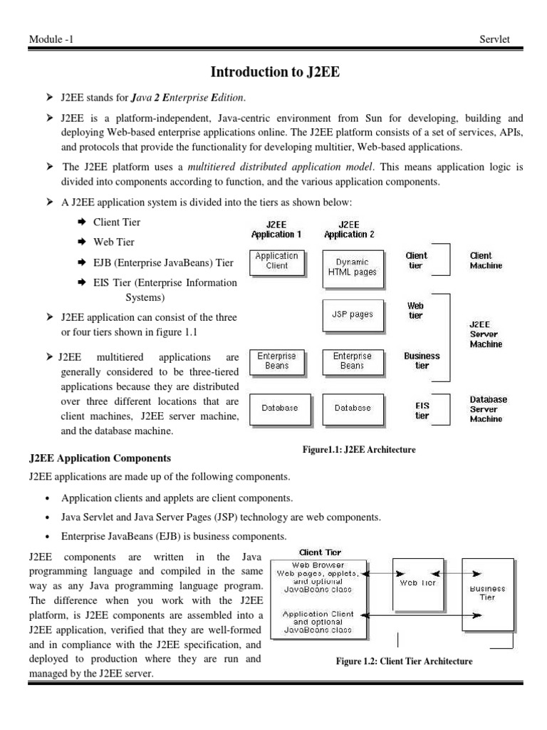 Advance Java Module 1 | PDF | Java (Programming Language) | World Wide Web
